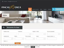 Tablet Screenshot of fincas-osca.com